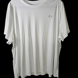 Under Armour White Short Sleeve Tee